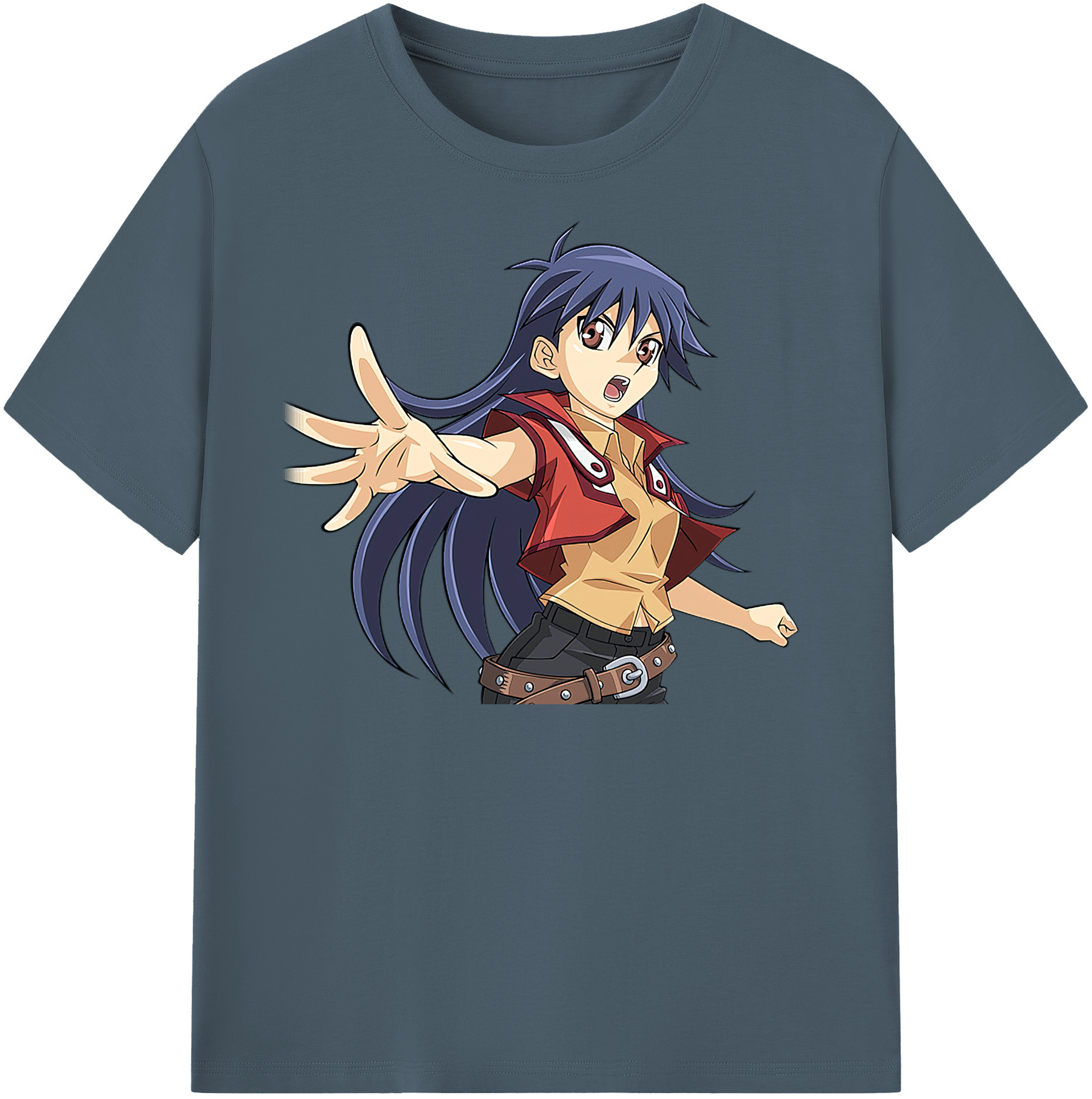 （画像用） 遊☆戯☆王 Yu-Gi-Oh! 綿100％半袖Tシャツ（フロントプリント）